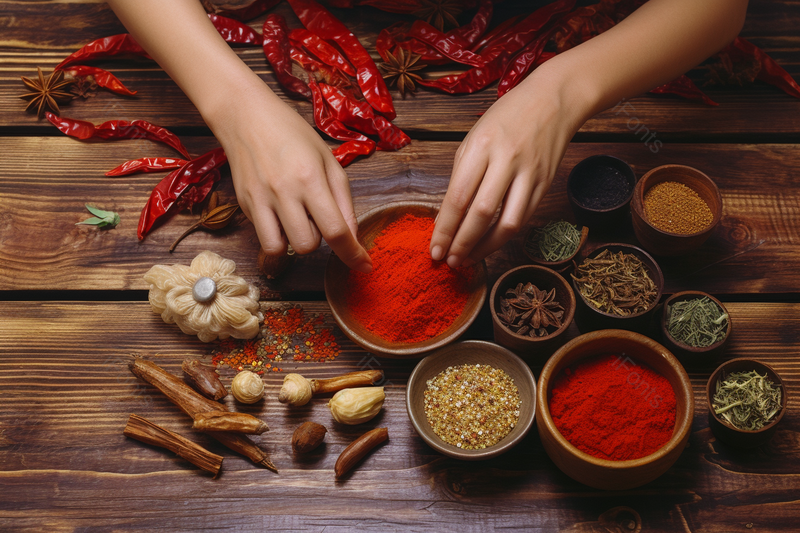 餐饮调料食材八角麻椒红色辣椒香料烧烤调味,高清,摄影图,摄影图片,图片大全,摄影图免费下载